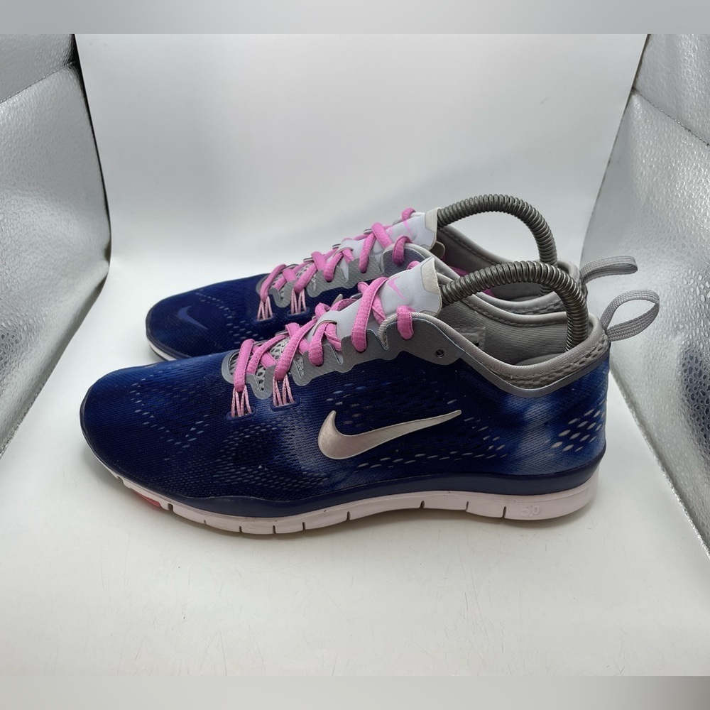 Nike Free TR Fit 4 womens blue sneakers size 7.5